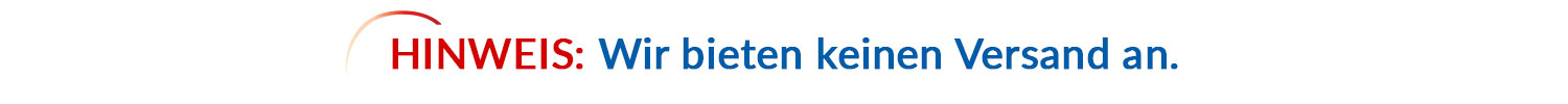  Banner Kein Versand möglich